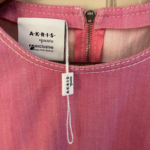 NWOT Akris Punto Stretch Denim Knee Length Dress - Picture 4 of 6